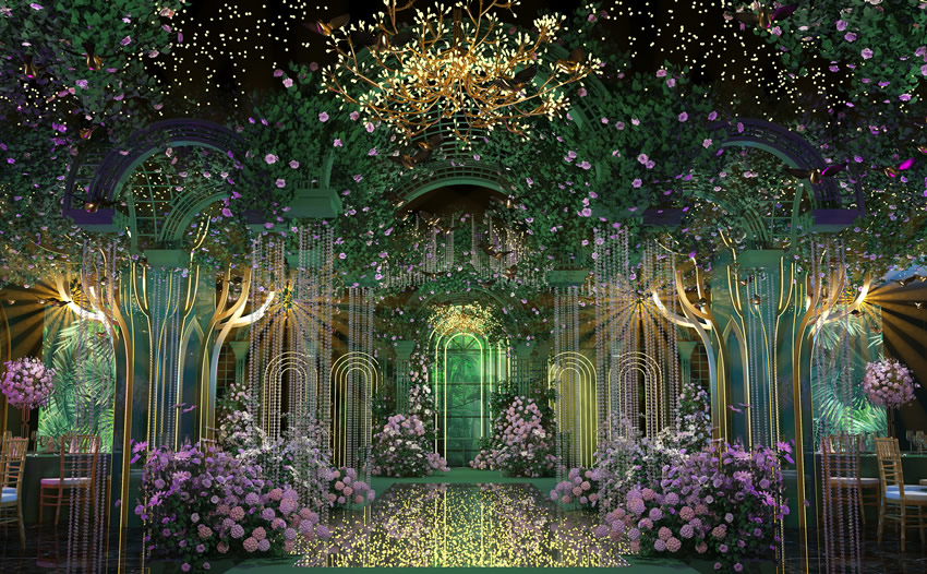 澄江奇妙森林婚礼堂效果展示